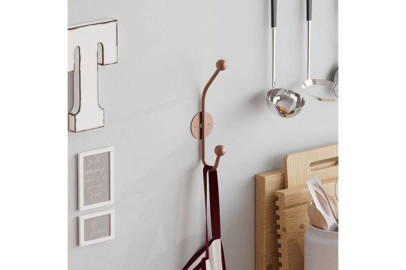 Metall Vegghook Neshorn Kobber - Kobber - Oppbevaring - Klesoppbevaring - Stumtjener