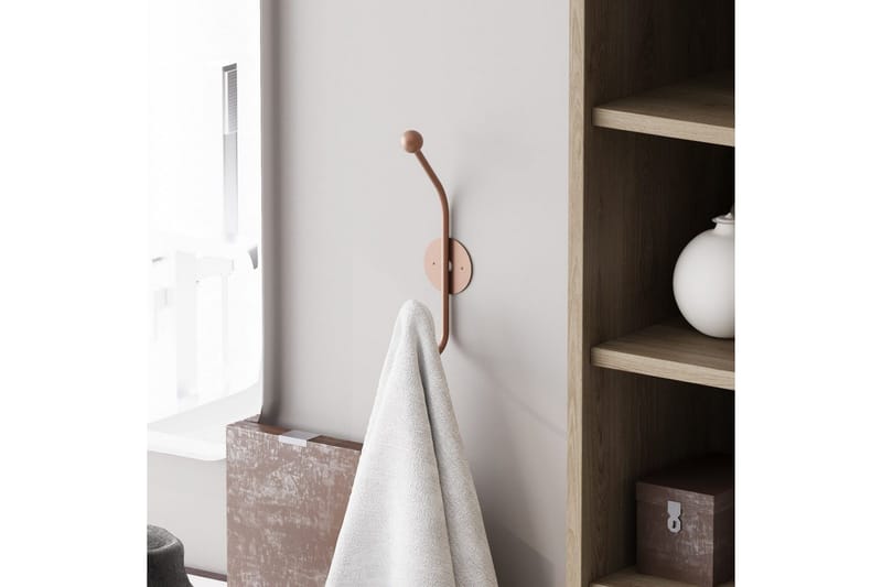Metall Vegghook Neshorn Kobber - Kobber - Oppbevaring - Klesoppbevaring - Stumtjener