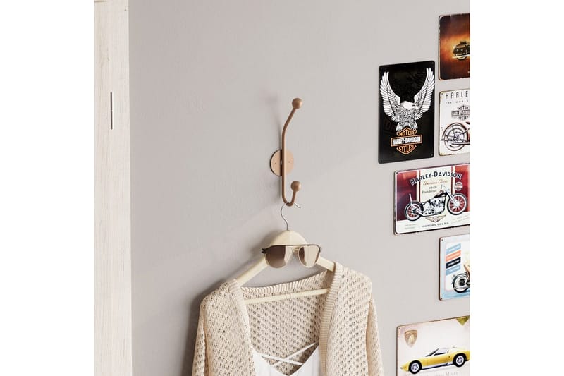 Metall Vegghook Neshorn Kobber - Kobber - Oppbevaring - Klesoppbevaring - Stumtjener