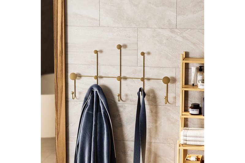 Metall Vegghook Ranjita Gull - Gull - Oppbevaring - Klesoppbevaring - Stumtjener