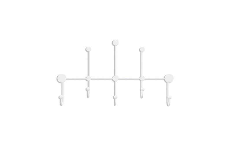 Metall Vegghook Ranjita Hvit, Hvit