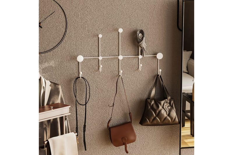 Metall Vegghook Ranjita Hvit - Hvit - Oppbevaring - Klesoppbevaring - Stumtjener