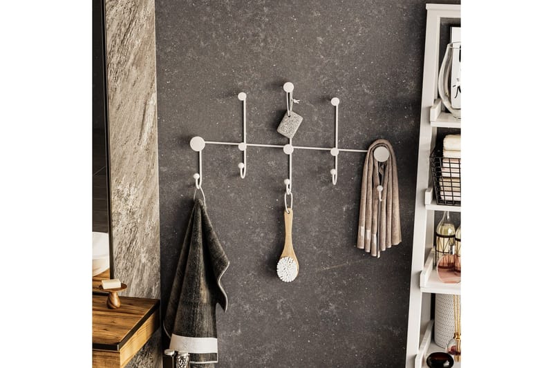 Metall Vegghook Ranjita Hvit - Hvit - Oppbevaring - Klesoppbevaring - Stumtjener