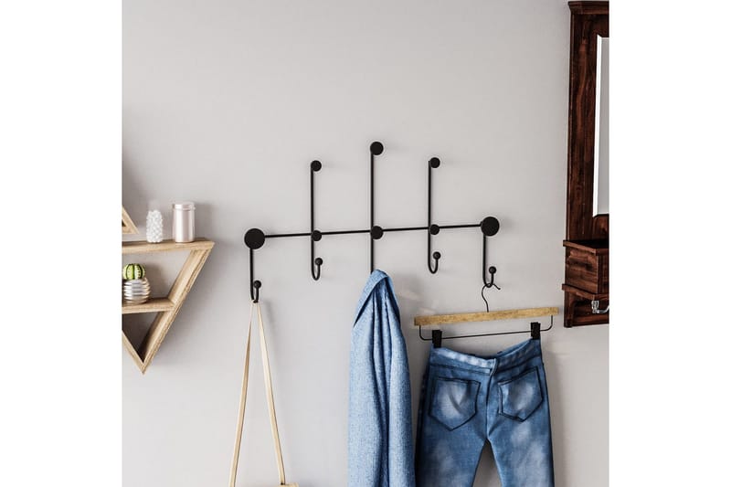 Metall Vegghook Ranjita Svart - Svart - Oppbevaring - Klesoppbevaring - Stumtjener