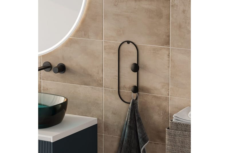 Metall Vegghook Sota Svart - Svart - Oppbevaring - Klesoppbevaring - Stumtjener