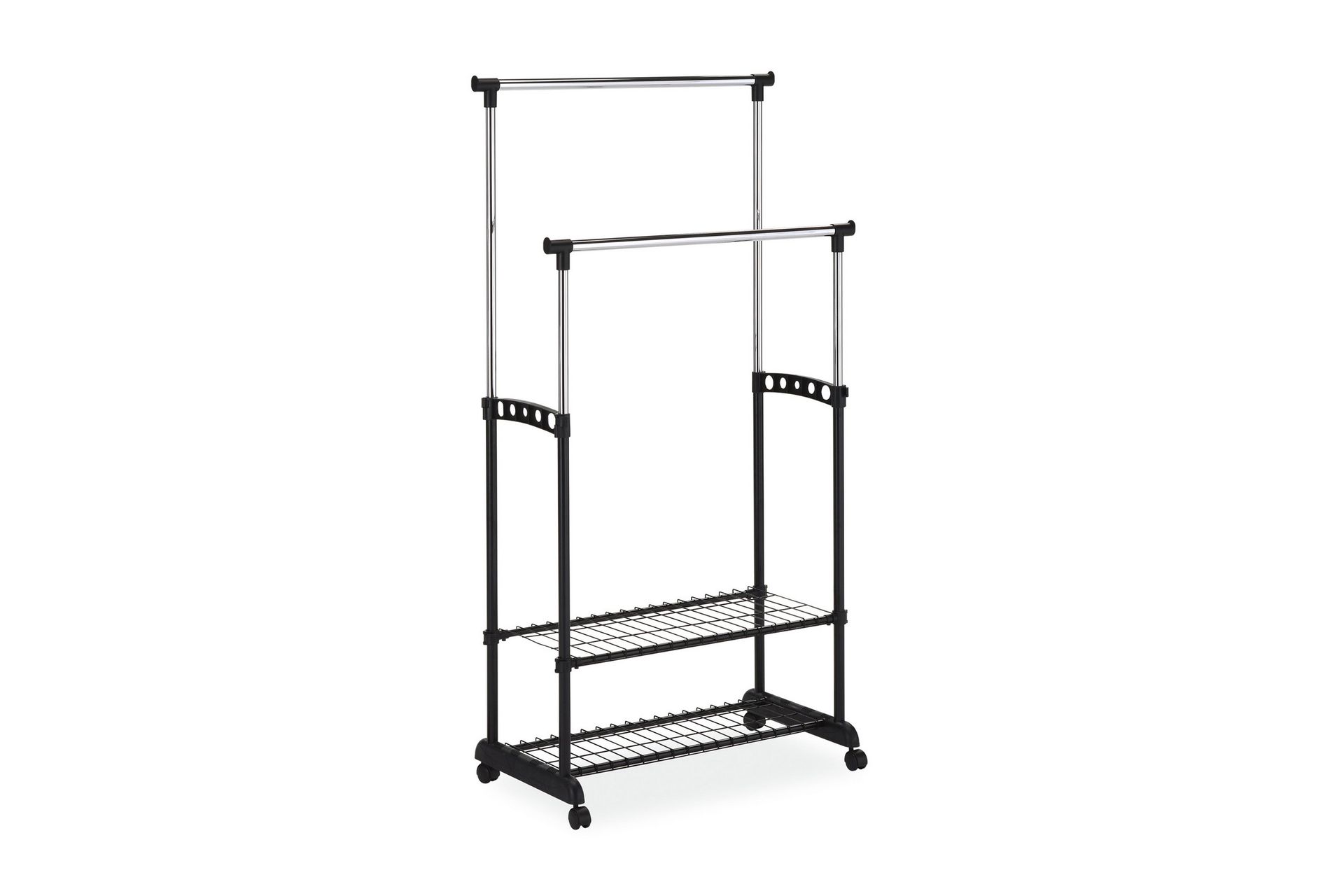 Novarina Klesstativ 83x43 cm - Svart/Sølv - Oppbevaring - Klesoppbevaring - Stumtjener - Klesstativ