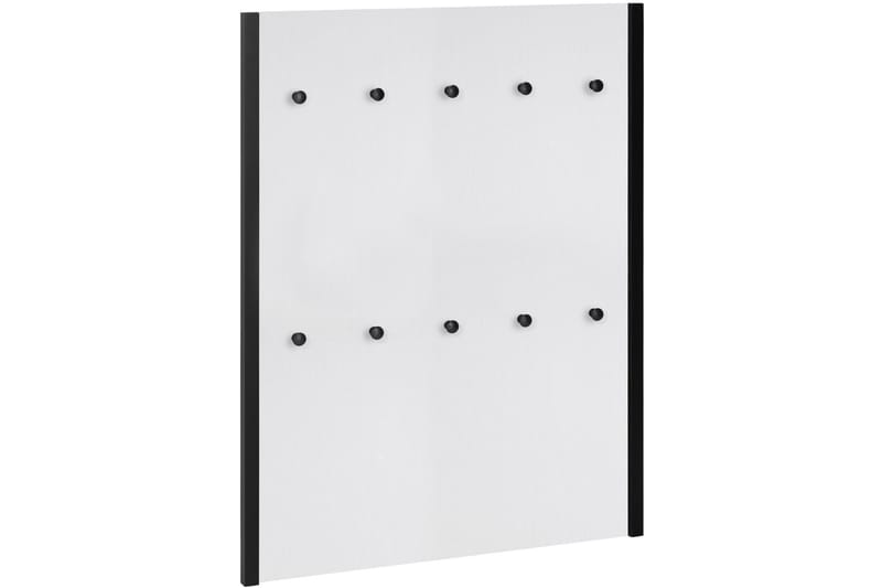 Plattpark Kleshenger 75x100 cm - Hvit/Svart - Oppbevaring - Klesoppbevaring - Stumtjener