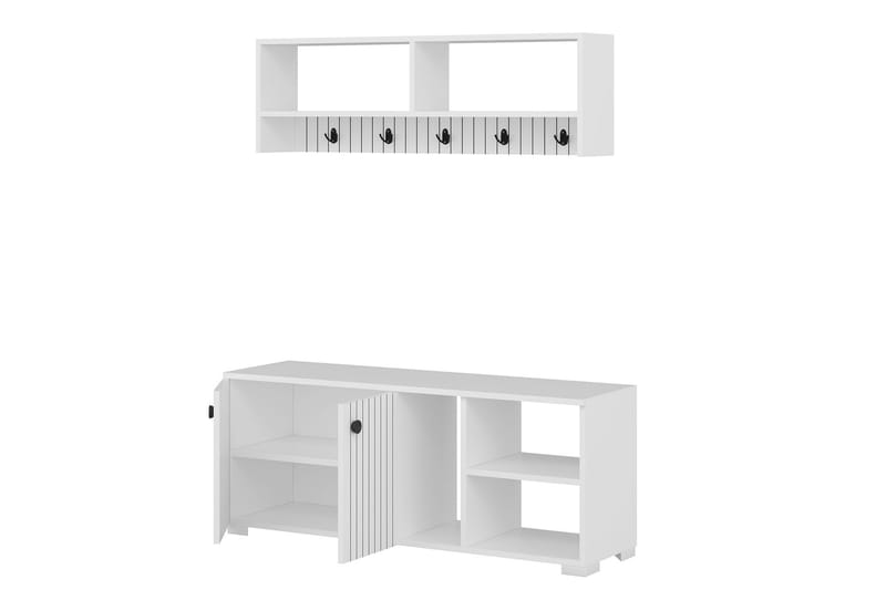 Rinorea Kleshengere 120x51,6 cm - Hvit - Oppbevaring - Klesoppbevaring - Stumtjener