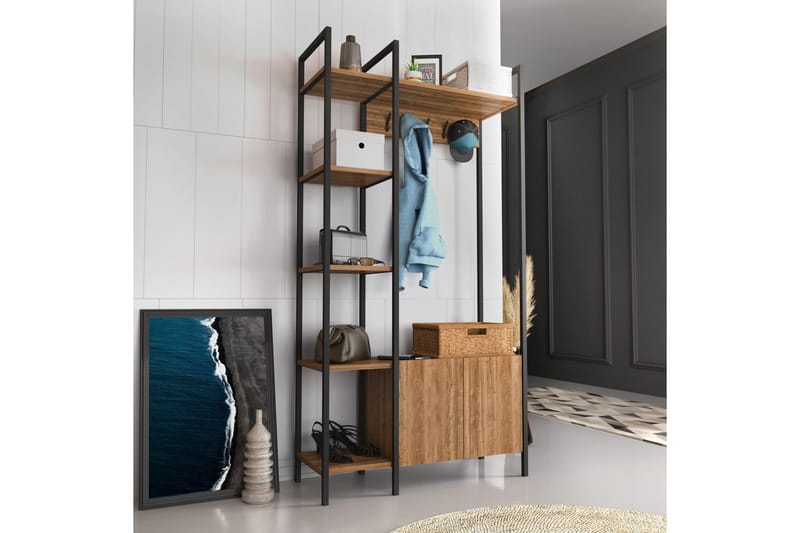 Rinorea Kleshengere 90x175 cm - Brun - Oppbevaring - Klesoppbevaring - Stumtjener