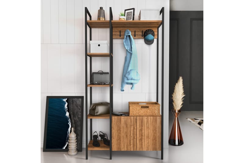 Rinorea Kleshengere 90x175 cm - Brun - Oppbevaring - Klesoppbevaring - Stumtjener