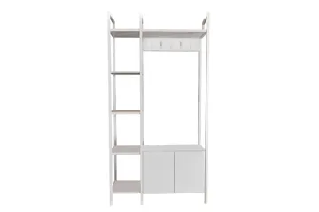 Rinorea Kleshengere 90x175 cm - Hvit - Oppbevaring - Klesoppbevaring - Stumtjener
