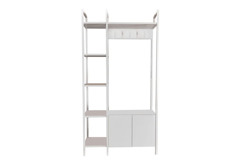 Rinorea Kleshengere 90x175 cm - Hvit - Oppbevaring - Klesoppbevaring - Stumtjener