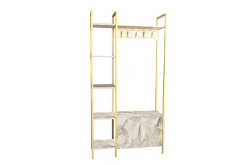 Rinorea Kleshengere 90x175 cm - Hvit - Oppbevaring - Klesoppbevaring - Stumtjener
