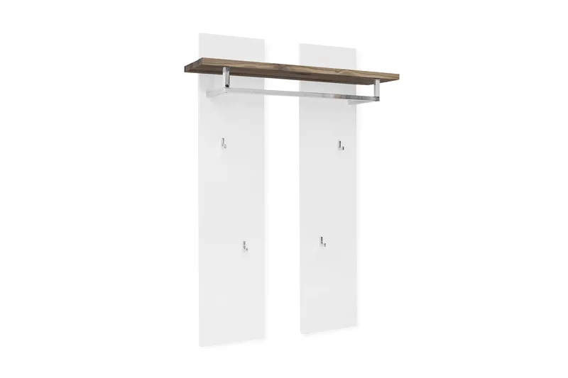 Romina Klesstativ, Hvit/Tre/Natur