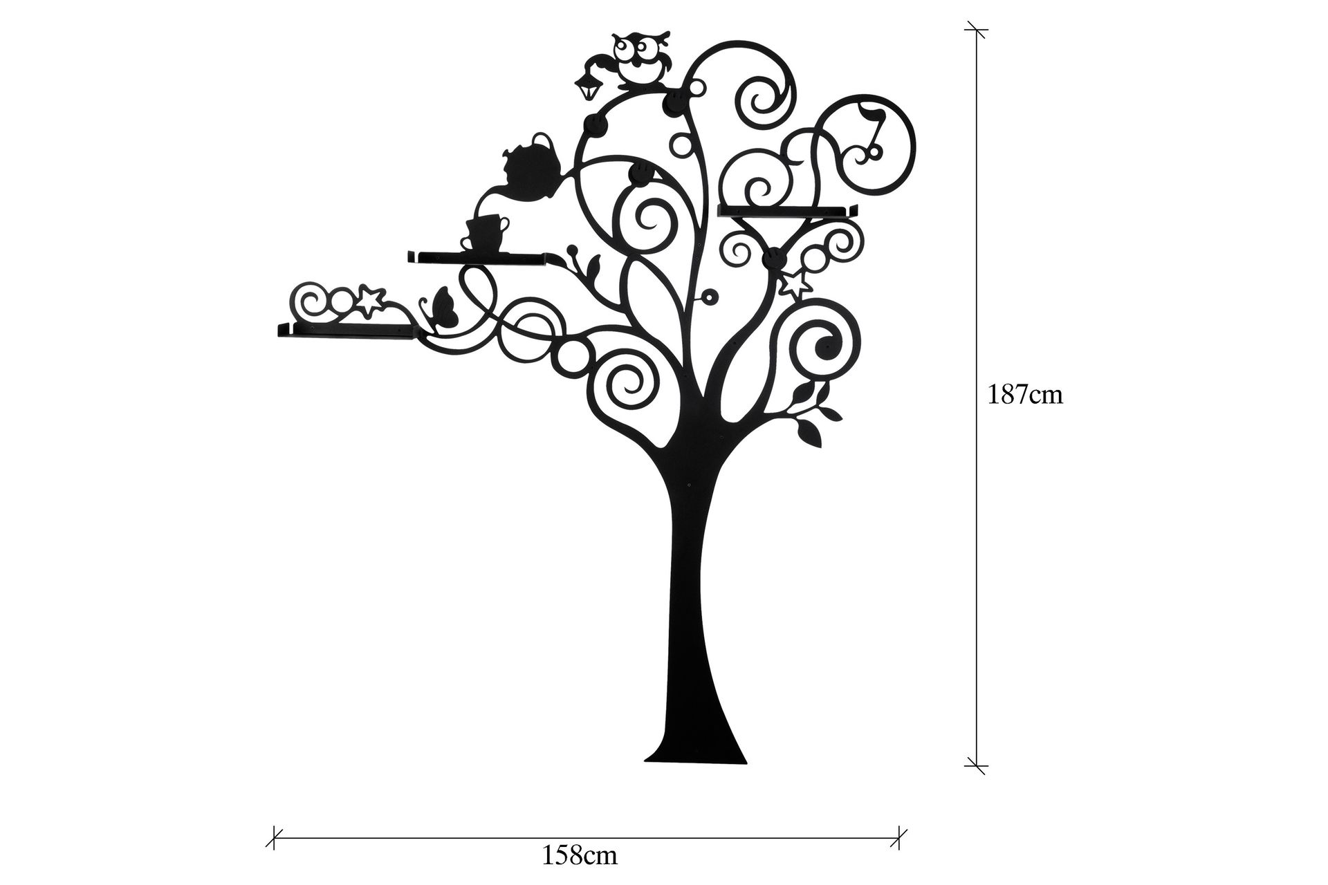Tree Kleskrok - Svart - Oppbevaring - Klesoppbevaring - Stumtjener