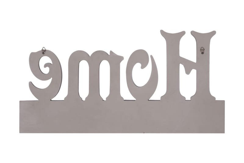 Veggmontert garderobepanel HOME 50x23 cm - Hvit - Oppbevaring - Klesoppbevaring - Stumtjener - Henge knagg
