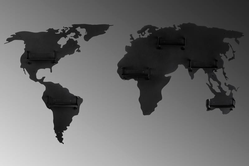 World Map Kleskrok - Svart - Oppbevaring - Klesoppbevaring - Stumtjener