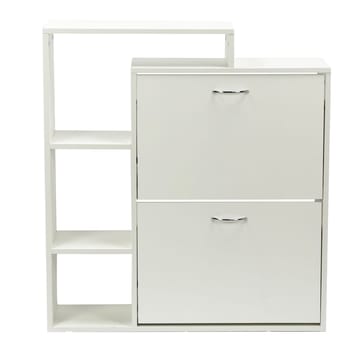 Noraro skoskap 85 cm - hvit og krom - Oppbevaring - Gangoppbevaring