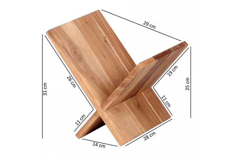 Degler Avisstativ - Brun - Oppbevaring - Oppbevaring til småting