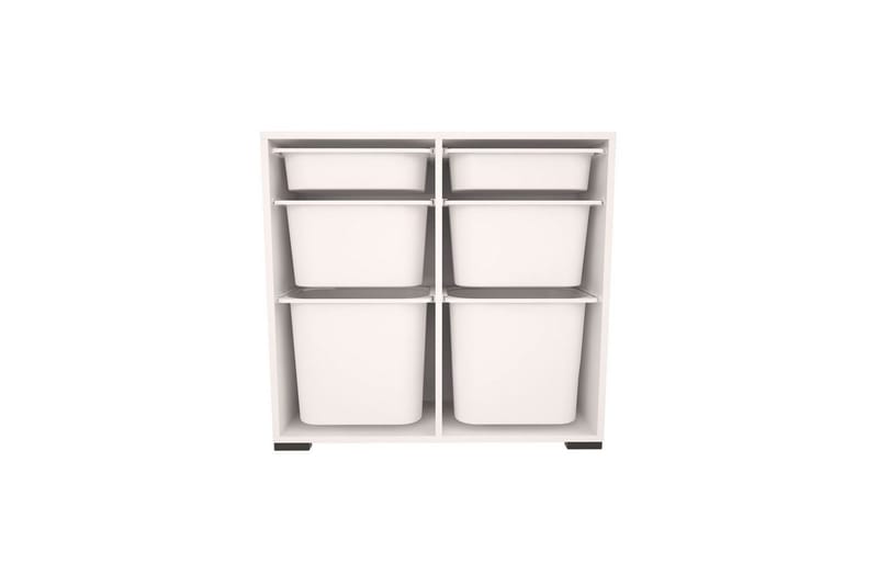 Flerbruks Kapasitetskap Carla Hvit - Hvit - Oppbevaring - Oppbevaring til småting - Oppbevaringsbokser