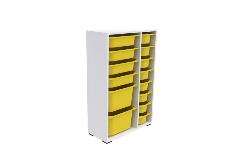 Flerbruks Kapasitetskap Kjerne (69,5 x 109 x 30 cm) Gul - Gul - Oppbevaring - Oppbevaring til småting - Oppbevaringsbokser