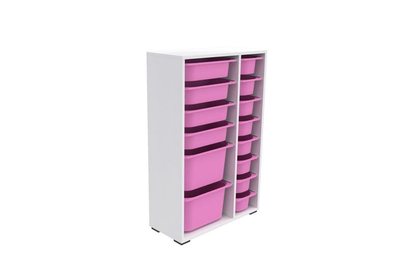 Flerbruks Kapasitetskap Kjerne (69,5 x 109 x 30 cm) Veyaa - Pienk - Oppbevaring - Oppbevaring til småting - Oppbevaringsbokser