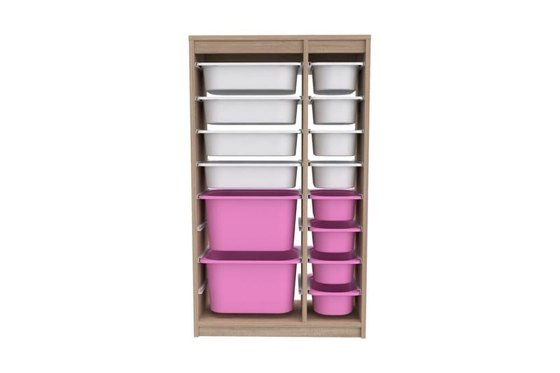 Flerbruks Kapasitetskap Montana (69 x 112,2 x 29,6 cm) Sonomo Hvit / Veyaa, Sonomo Hvit / Veyaa