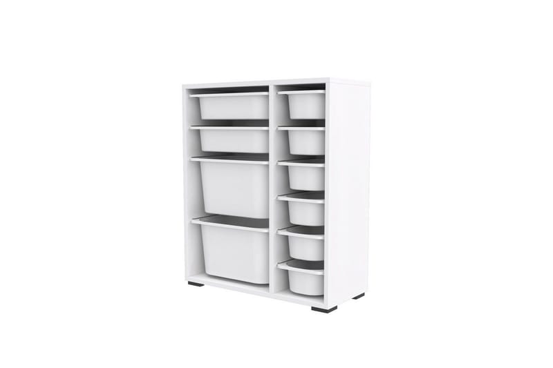 Flerbruks Kapasitetskap Sosan K6B Hvit, Hvit