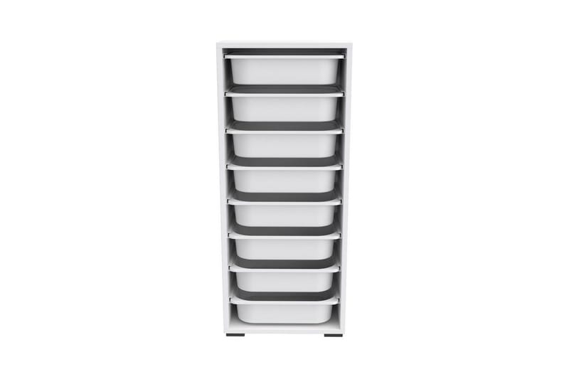 Flerbruks Kapasitetskap Versa Hvit - Hvit - Oppbevaring - Oppbevaring til småting - Oppbevaringsbokser