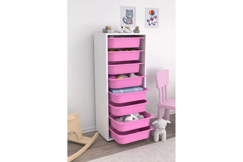 Flerbruks Kapasitetskap Versa Hvit / Veyaa - Hvit / Veyaa - Oppbevaring - Oppbevaring til småting - Oppbevaringsbokser