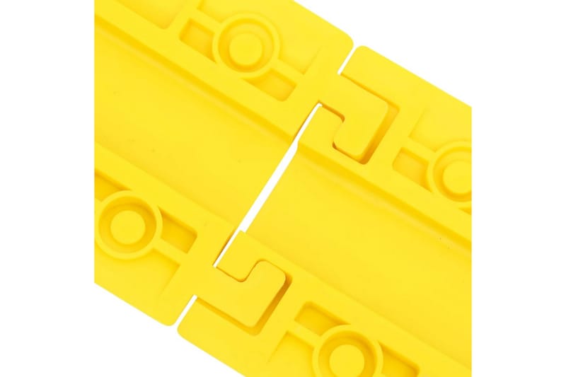 Kabelbeskyttere 4 stk 100 cm gul - Kabelholder - Oppbevaring til småting