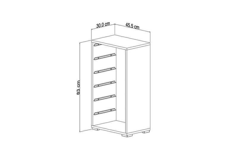 Kelix Oppbevaringsbokser 45,5 cm - Hvit/Rosa - Oppbevaring - Oppbevaring til småting - Oppbevaringsbokser
