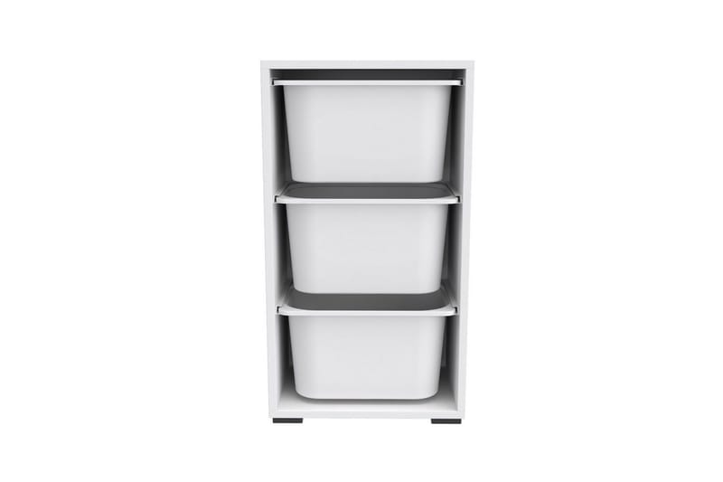 Kelix Oppbevaringsbokser 45 cm - Hvit - Oppbevaring - Oppbevaring til småting - Oppbevaringsbokser