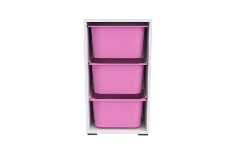 Kelix Oppbevaringsbokser 45 cm - Hvit - Oppbevaring - Oppbevaring til småting - Oppbevaringsbokser
