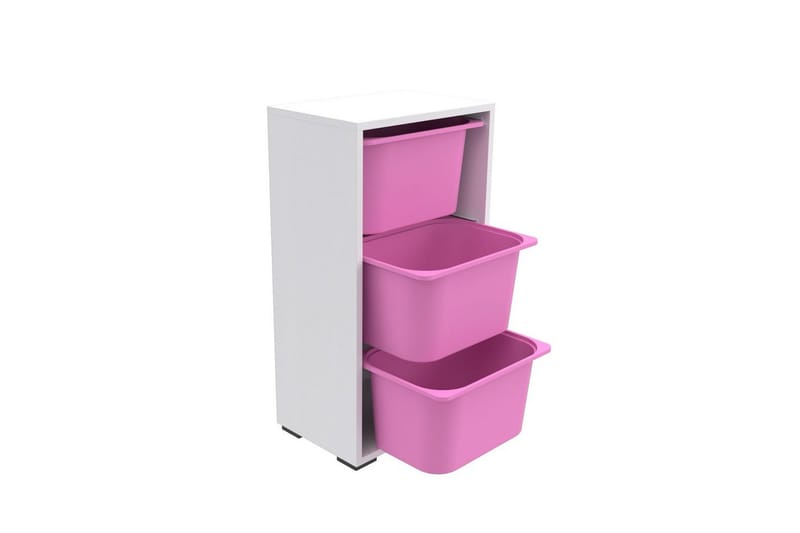 Kelix Oppbevaringsbokser 45 cm - Hvit - Oppbevaring - Oppbevaring til småting - Oppbevaringsbokser