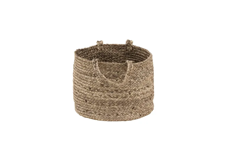 Bhopal Kurv Rund - Svart - Oppbevaring - Oppbevaring til småting - Kurver - Flettet kurv & rottingkurv