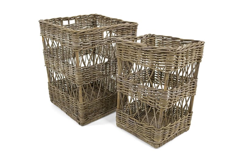 Haga Høy Kurv 46 cm 2-pk Kuburotting - Oppbevaring - Oppbevaring til småting - Kurver