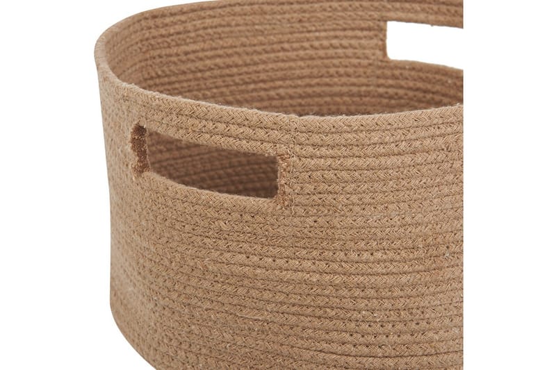 Kurv Chiniot sett av 2 Beige/naturlig - Beige/naturlig - Oppbevaring - Oppbevaring til småting - Kurver - Flettet kurv & rottingkurv