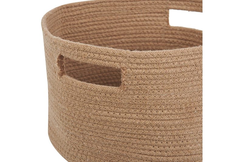 Kurv Chiniot sett av 2 Beige/naturlig - Beige/naturlig - Oppbevaring - Oppbevaring til småting - Kurver - Flettet kurv & rottingkurv