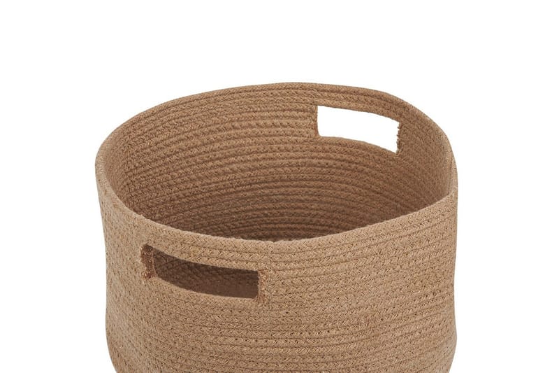 Kurv Chiniot sett av 2 Beige/naturlig - Beige/naturlig - Oppbevaring - Oppbevaring til småting - Kurver - Flettet kurv & rottingkurv