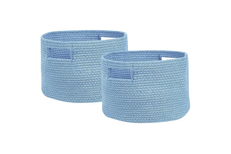 Kurv Chiniot sett av 2 Blå, Blå