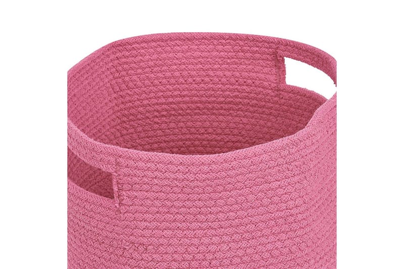 Kurv Chiniot sett av 2 Rosa - Rosa - Oppbevaring - Oppbevaring til småting - Kurver - Flettet kurv & rottingkurv