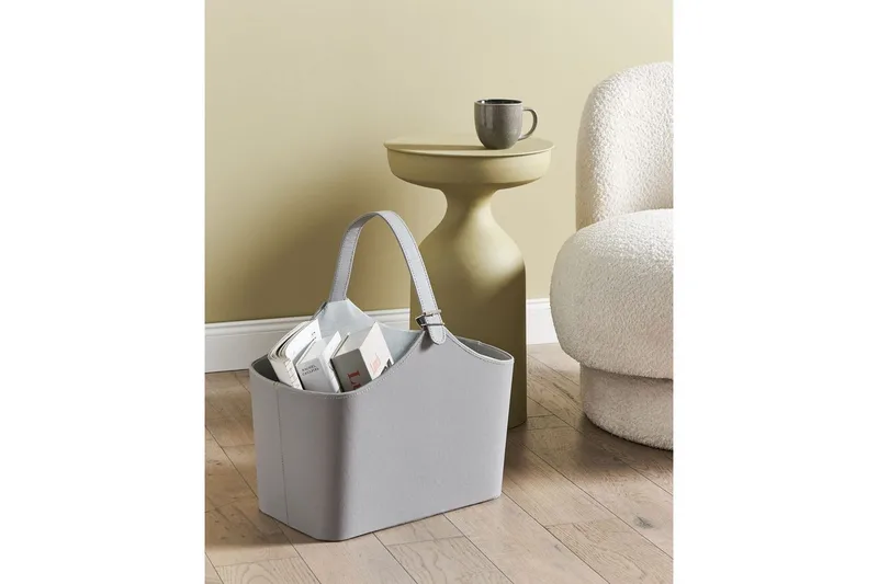 Kurv Elam Grå - Grå - Oppbevaring - Oppbevaring til småting - Kurver - Flettet kurv & rottingkurv