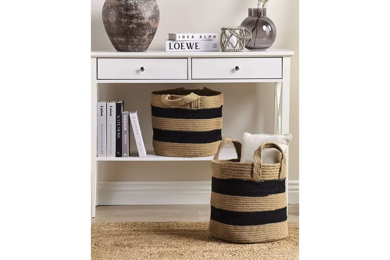 Kurv Gerede sett med 2 - Oppbevaring - Oppbevaring til småting - Kurver - Flettet kurv & rottingkurv