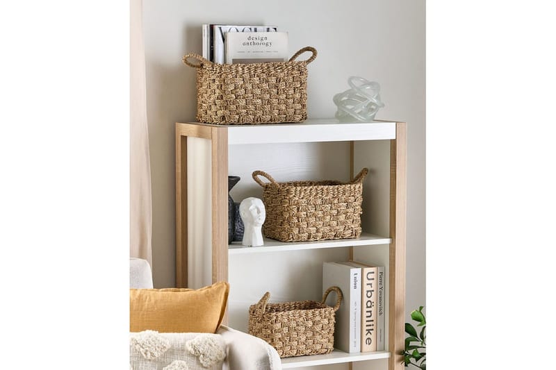 Kurv Hoian sett av 3 - Oppbevaring - Oppbevaring til småting - Kurver - Flettet kurv & rottingkurv