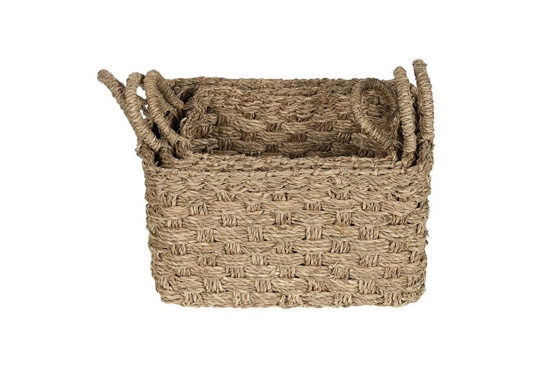Kurv Hoian sett av 3 - Oppbevaring - Oppbevaring til småting - Kurver - Flettet kurv & rottingkurv