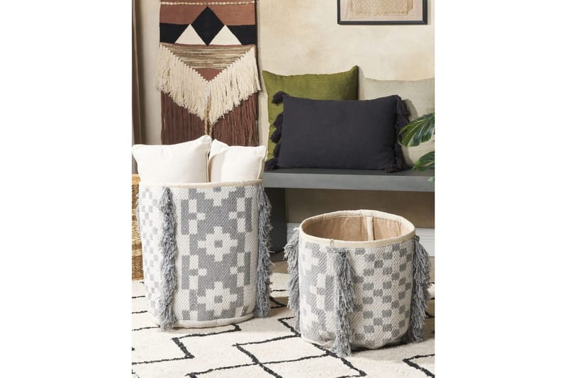 Kurv Kalai sett av 2 - Oppbevaring - Oppbevaring til småting - Kurver - Flettet kurv & rottingkurv