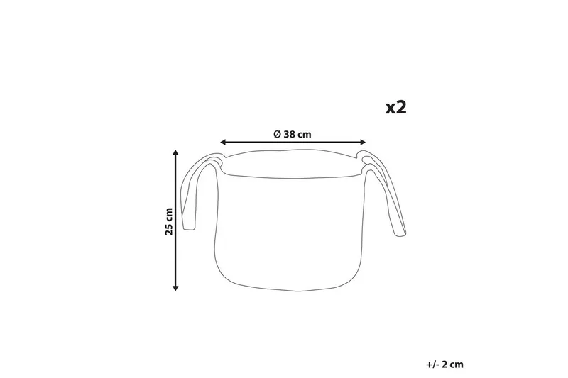 Kurv Kornak sett på 2 - Oppbevaring - Oppbevaring til småting - Kurver - Flettet kurv & rottingkurv