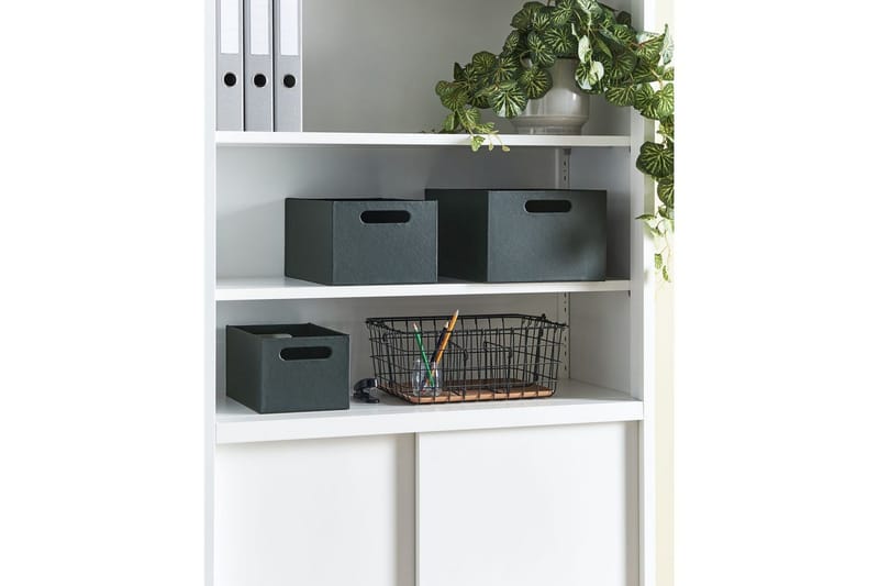 Kurv Larsa sett med 3 Grå - Grå - Oppbevaring - Oppbevaring til småting - Kurver - Trådkurve