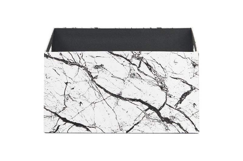 Kurv Larsa sett med 3 Hvit/Svart - Hvit/Svart - Oppbevaring - Oppbevaring til småting - Kurver - Trådkurve